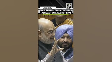 “Rajiv Gandhi Laaye The…” Amit Shah slams Congress’ allegations against EVM