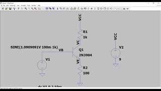 Electronics | Dr. Hesham Omran | Practical 03 | LTSpice | BJT CE Amplifier