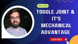toggle joint and its mechanical advantage Profile