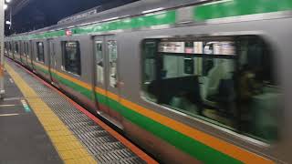 E233系3000番台横コツE-12赤羽駅発車