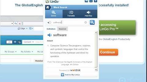 GlobalEnglish LinGo video demo