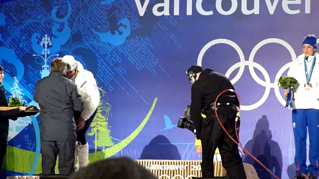 Neuner GOLD Medal Plaza Vancouver 2010 Biathlon