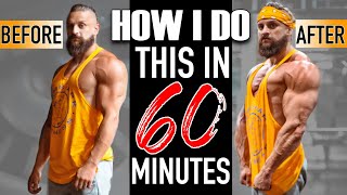 Look Fuller Leaner In 60 Mins How To Time Meals For Fat Loss My Full Workout Breakdown