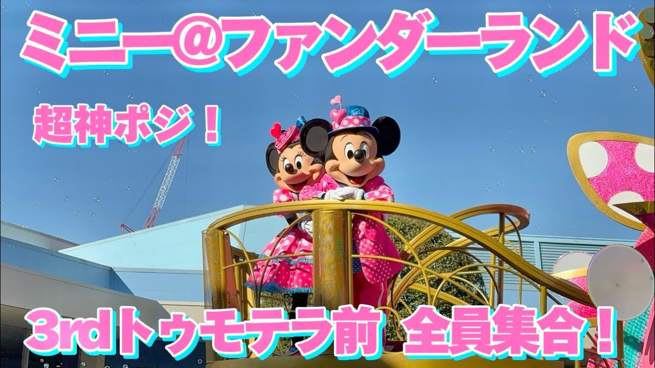 【3rd】まさかの全員集合で目がやられたwww ミニー@ファンダーランド！スニーク