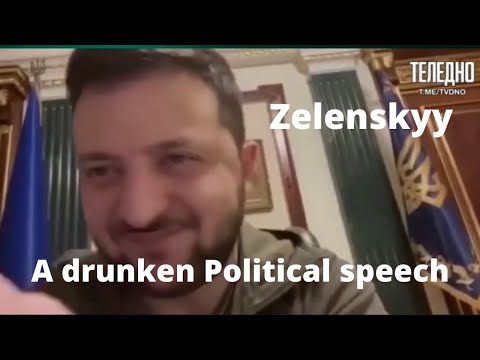 A very drunk Zelenskyy accidentally uploaded a video of himself