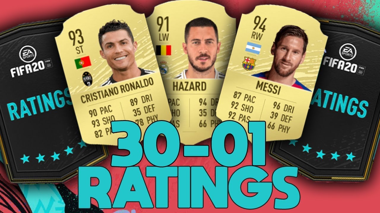 TOP 30 RATINGS FIFA 20 YouTube