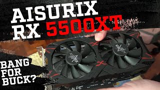 AISURIX RX 5500XT Review and Unboxing | Game Tested