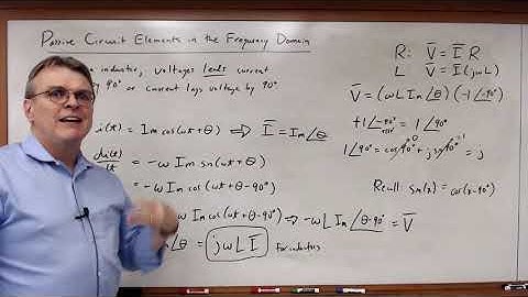 EECE 2112 Module 70:  Passive Circuit Elements in the Frequency Domain