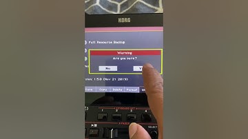 How to do factory restore Korg PA1000