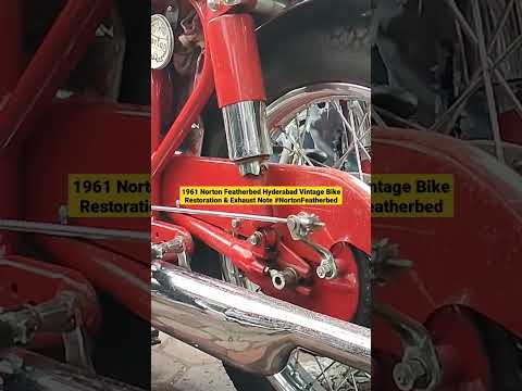 1961 Norton Featherbed Hyderabad Vintage Bike & Exhaust Note #Norton  @CTR2K