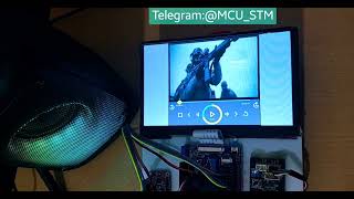 AVI Video and Sound Player using STM32H743 + TouchGFX from SDCard