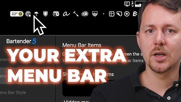 Tired of a Cluttered Menu Bar on your Mac? — Bartender 5
