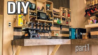 【DIY】作業台に挑戦...Miter Saw Station