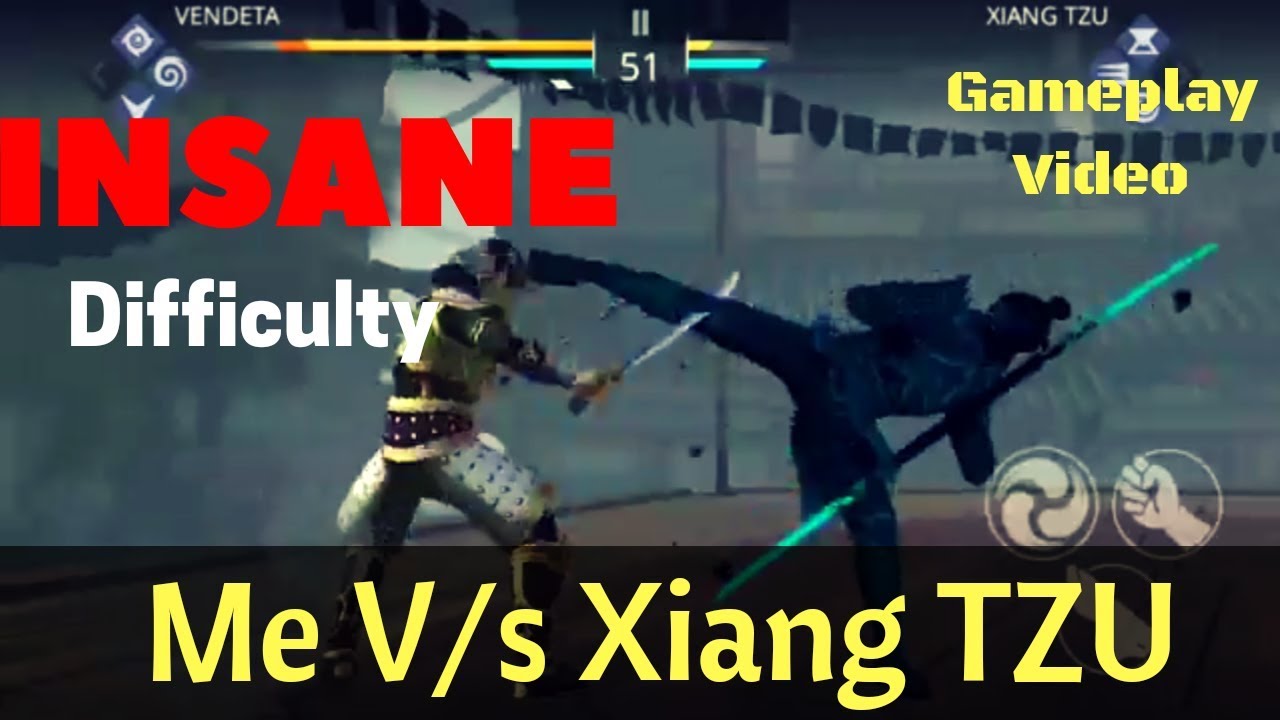 Shadow Fight 3 - Me V/s Xiang TZU | INSANE Difficulty | Gameplay || 6 Sense Gaming