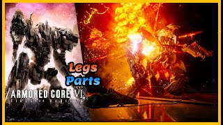 Every Leg Part | All 24 Legs | Armored Core 6