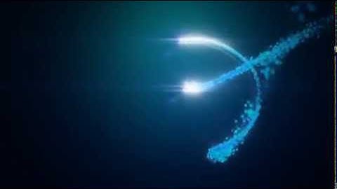 Running Light After effect Particle line