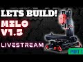 Milo v15 diy cnc build livestream  part1