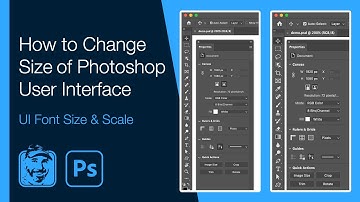 How to Change Size of Photoshop User Interface (UI Font Size & Scale)