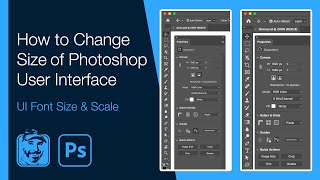 How to Change Size of Photoshop User Interface (UI Font Size & Scale)