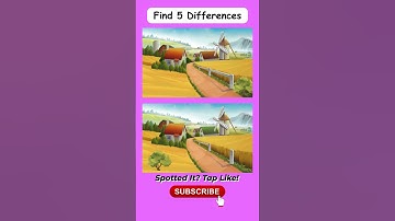 Spot The Differences 93 | #spotthedifference #FindTheDifferences #puzzle #quiz #braintest #quizdiff