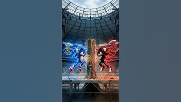 The Strongest Hedgehog: Sonic or Shadow? Log Break Showdown! #sonic #shorts