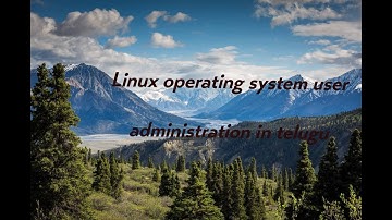 linux user administration in telugu