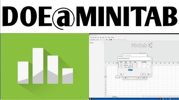 DOE @ Minitab | Design of Experiments by Minitab