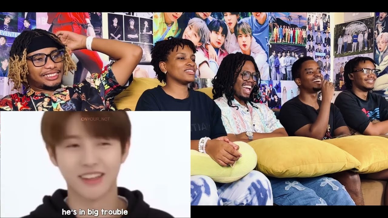 NCT DREAM 8 минут борется с английским (РЕАКЦИЯ)