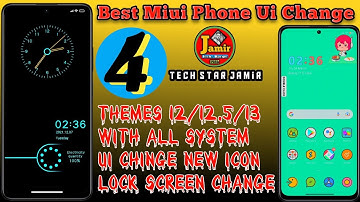 Best Miui 13 Top 4 Themes || With All System Ui Chinge Minimal icon & Customize Lock Screen Oct 2022