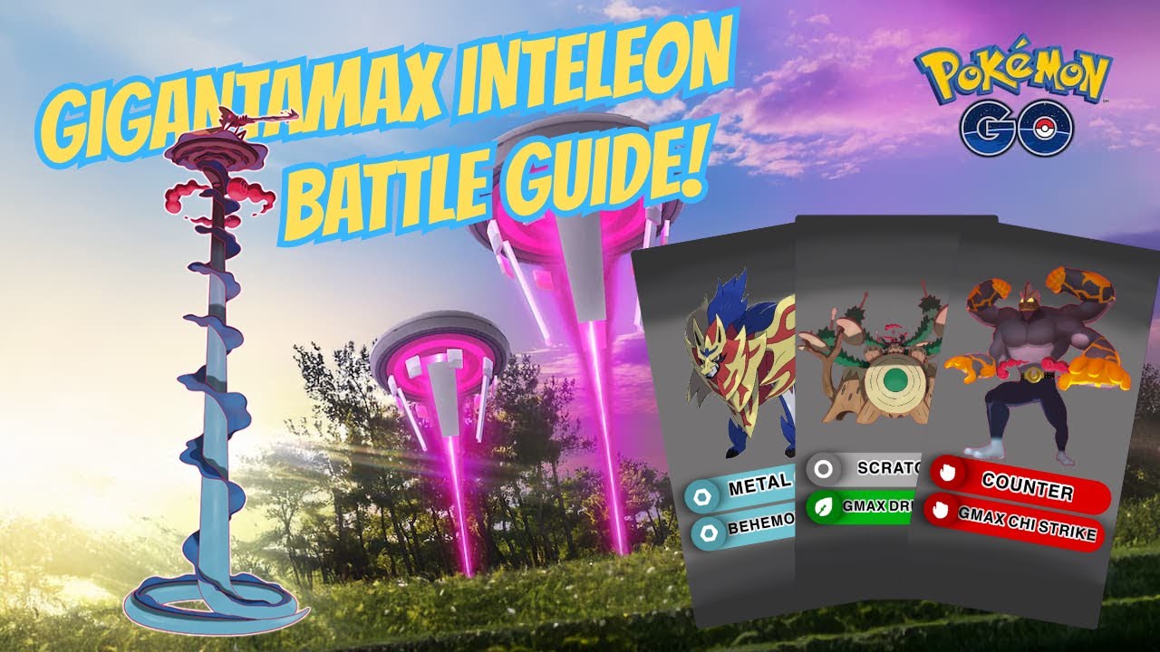 ULTIMATE 8 Minute Battle Guide for GMAX Inteleon in Pokemon Go!