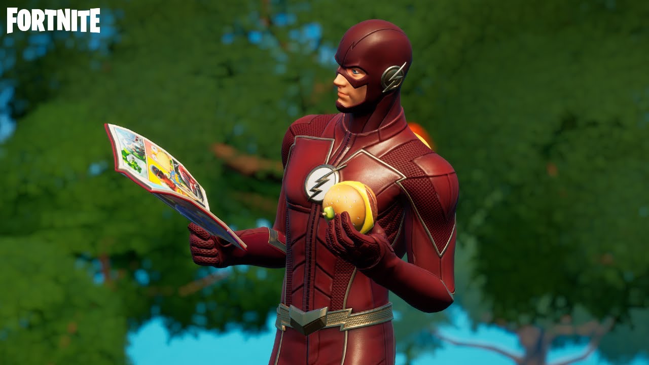 New FLASH Skin in Fortnite Item Shop - Flash Bundle Gameplay & Review