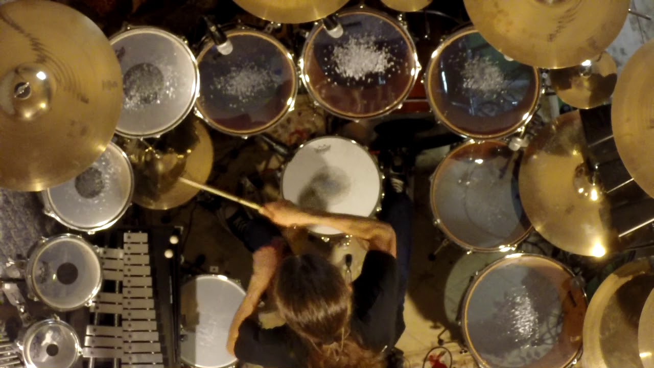 Bruford - Hell's Bells (Drum Cover) - YouTube