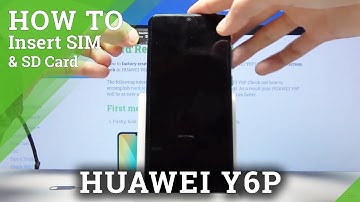 How to Insert Nano SIM into HUAWEI Y6P - Micro SD Installation