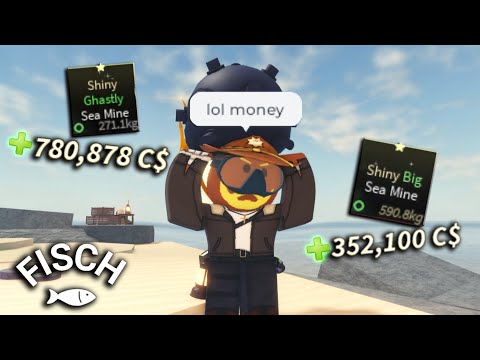 How I Make MILLIONS In Hours From Sea Mines In FISCH Roblox