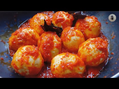 Telur Bumbu Balado Simple