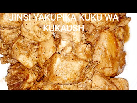 Video: Ngoma Za Kuku Katika Mchuzi Wa Apricot