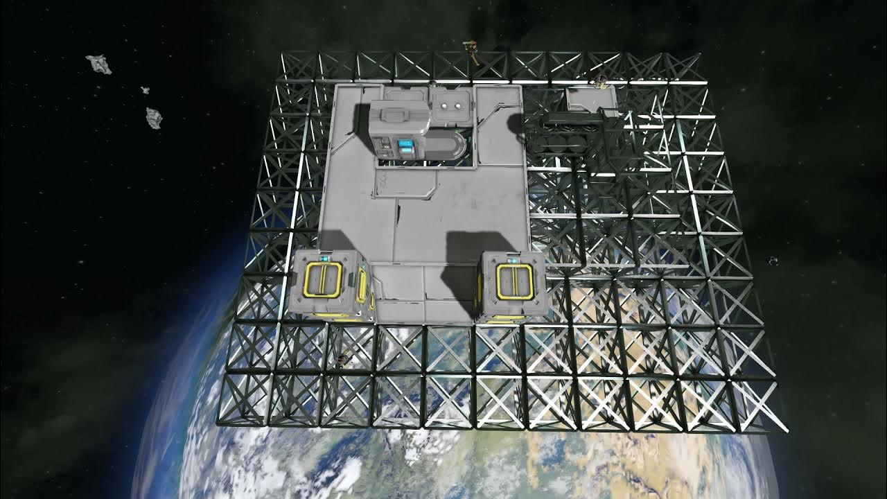 Space Engineers Multi bot Repairs (plus a patrolling defender) YouTube