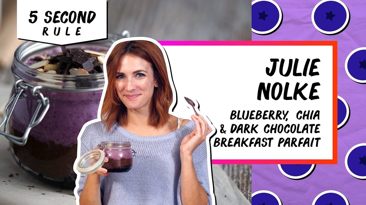 Blueberry, Chia & Dark Chocolate Breakfast Parfait | 5 Second Rule with Julie | Tastemade