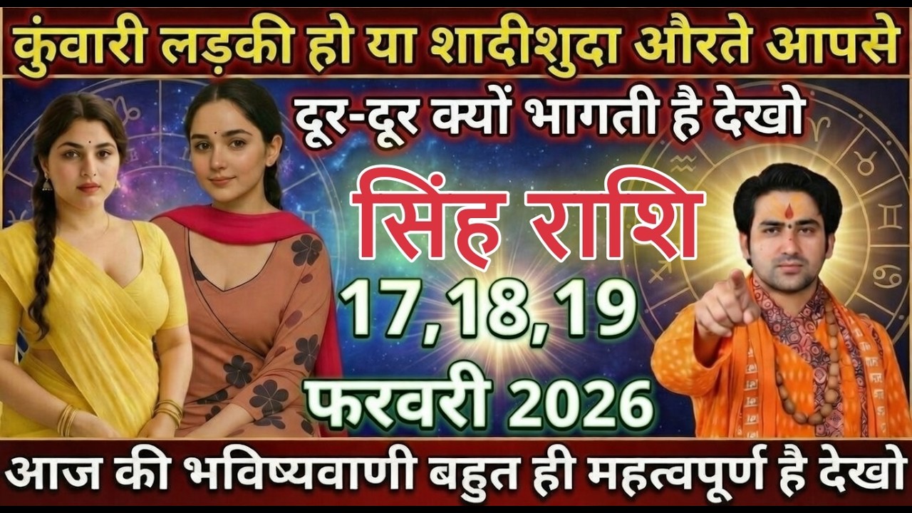 सिंह राशि कुंवारी लड़की हो या शादीशुदा औरते आपसे दूर-दूर क्यों भागती है देखो sinhrashi