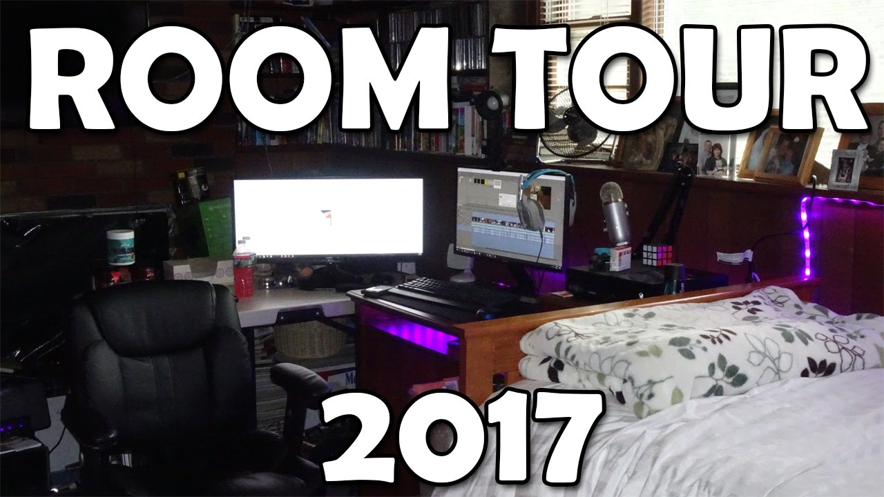 LitlMikey's NEW Room and Desk Tour 2017!