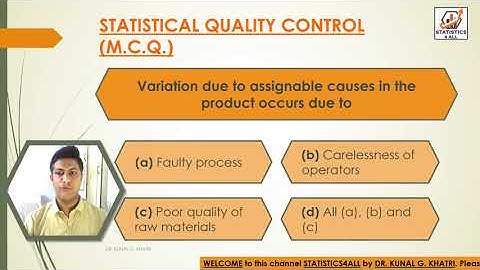 MCQ PART-3 STATISTICAL QUALITY CONTROL BY DR KUNAL KHATRI #STATISTICS QUALITY CONTROL #SQC #MCQ