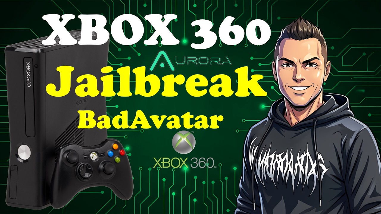 تعديل الـ Xbox 360 بثغرة BadAvatar وتشغيل واجهة Aurora 🎮🔥 | Xbox 360 Jailbreak