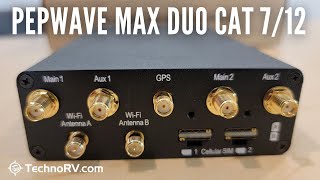 Pepwave Max Transit Pro Duo Cat 7 12 Cellular Router