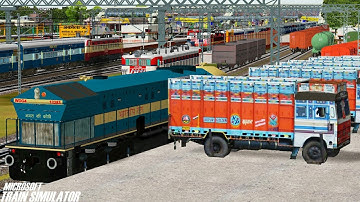 Busy Bhusawal - Nagpur Line || BOXNHL Rake Rescue || BGKT WDG4 || MSTS Open Rails Journey Part 1