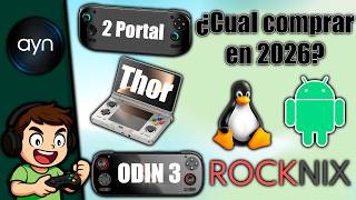 AYN Thor, ODIN2 Portal, ODIN3 ¿Cuál comprar? ¿emulación básica o cosas avanzadas?