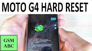 HARD RESET Motorola Moto G4, G4 Plus, G4 Play | Factory Reset from Recovery Mode