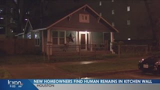 Police: Human skeletal remains found behind kitchen wall of Houston home