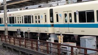 小田急8000形8063F編成+小田急8000形8263F編成藤沢駅発車