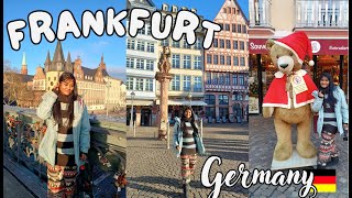 Exploring the Financial City of Germany🇩🇪 FRANKFURT| Frankfurt Travel Vlog 2025 #frankfurt #germany