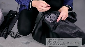 CRAPHY Studio 4-Head Softbox Continuous  Lighting Kit